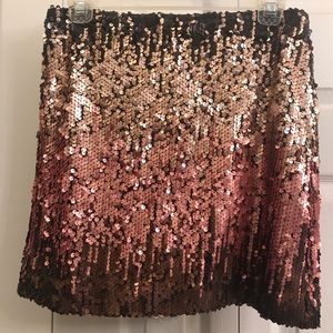 Sequins mini skirt, Small